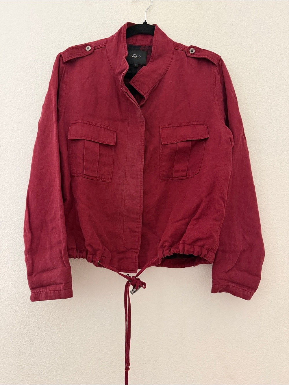 Rails Women's Red Utility Jacket Size Medium